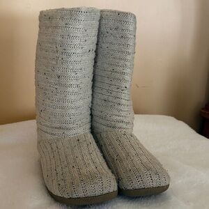 Rocket Dog Gray Knit Winter Boots